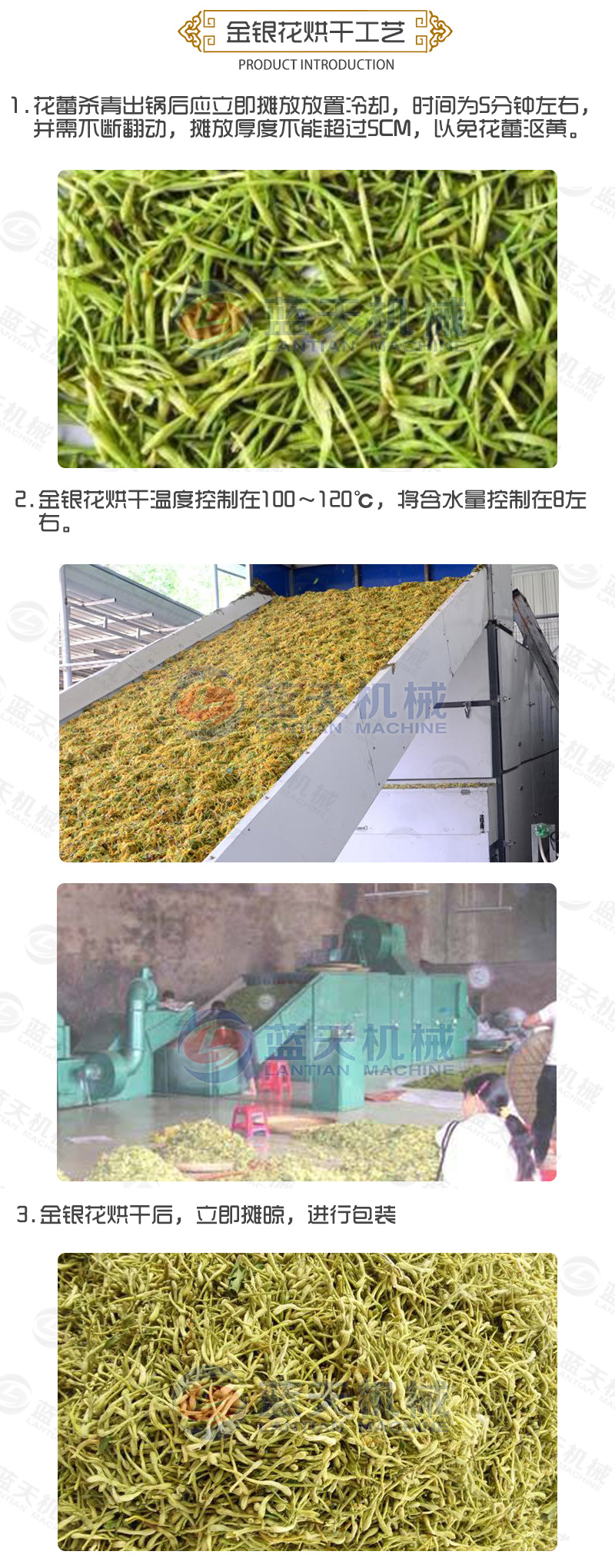 金銀花烘干機
