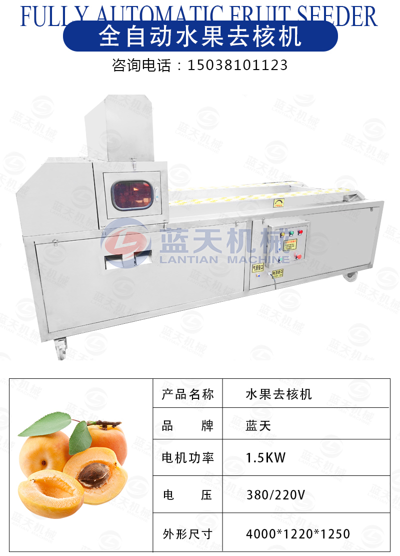 全自動(dòng)水果去核機