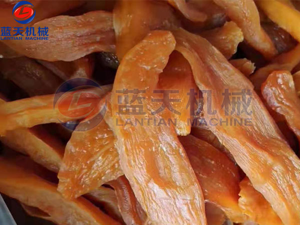 山東紅薯干烘干機客戶(hù)現場(chǎng)